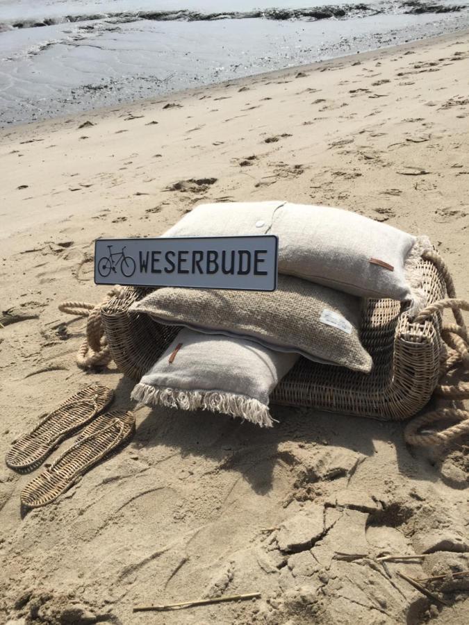 Moin !Die Weserbude Nordenham Extérieur photo